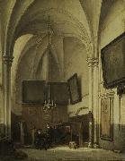 Johannes Bosboom, The vestry of St. Stevens Church in Nijmegen